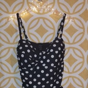 Retro Catalina Polka-Dot Swimsuit